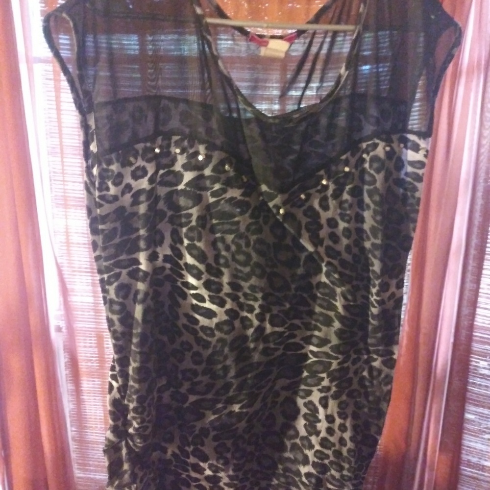 Zebra Print Casual Blouse
